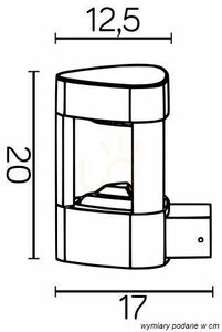 Kültéri fali lámpa SU-MA FAN sötét szürke GX53 GL 11206 3 Kültéri fali lámpa SU-MA FAN sötét szürke GX53 GL 11206 small 3