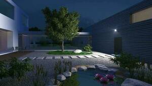 LED reflektor 43,5W Steinel XLED One XL XL érzékelővel antracit színben small 3
