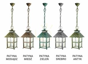 Kültéri függő lámpa SU-MA Cadiz K 1018/1/Z fekete patina öntött alumínium 71 cm small 5