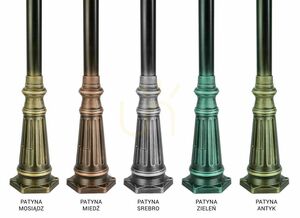 Kültéri póluslámpa SU-MA KULE fekete-patina 170-270 cm OGMWN 1 KPO 250 small 9
