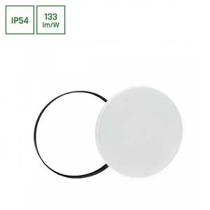 Nymphea fekete-fehér gyűrűk 40 Ww 230 V 115st Ip54 Fi485x70 fehér/fekete kerek. small 0