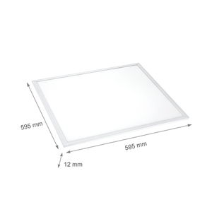 SpectrumLED ALGINE LED panel 45 W 4400 lm 3000K, 595×595×10 mm, süllyesztett / falon kívüli / függesztett, tápegységgel, 5 év garancia small 4