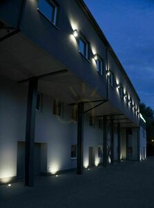 Kültéri fali lámpa SU-MA Adela 8001 AL ezüst 2x60W small 5