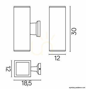 Kültéri fali lámpa SU-MA Adela 8001 AL ezüst 2x60W small 6