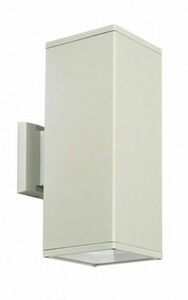 Kültéri fali lámpa SU-MA Adela 8001 AL ezüst 2x60W small 0
