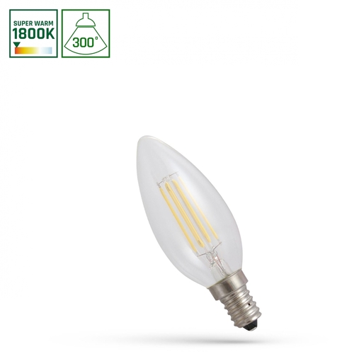 Jelölje be Led gyertya E14 230 V 6 W Cog 1800 K tiszta spektrumú LED gyertya