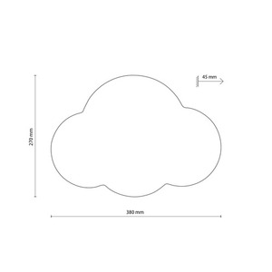 Cloud Pink fali lámpa 2 X G9 small 6