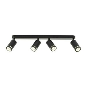 Jet Black 4x GU10 small 4