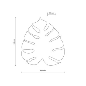 Monstera Xl fehér fali lámpa 4 small 5