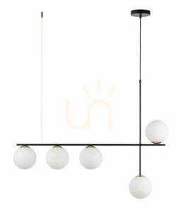 Függőlámpa Sigma Silia 5 fekete 94 cm G9 12W SKU 33694 small 0