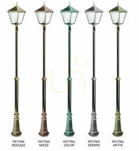 Kerti lámpa SU-MA Retro Quadrow fekete patina OGMWN 1 BD KW small 6