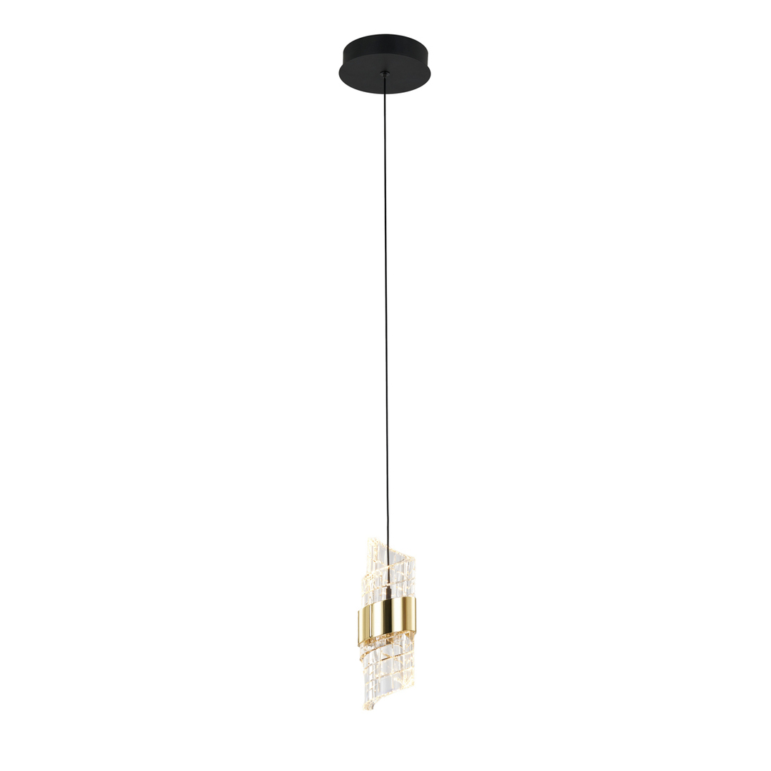 Jelölje be Italux Tonga LED függőlámpa fekete 12 cm PND-26374-1-8W-3K-BK-GD Italux Tonga LED függőlámpa fekete 12 cm PND-26374-1-8W-3K-BK-GD