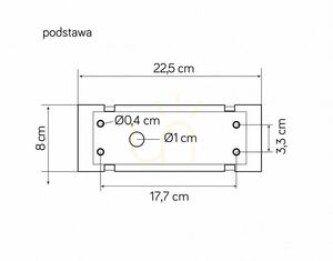 Kültéri postafény SU-MA FLS-750 9W 75 cm sötét hamu IP65 small 5