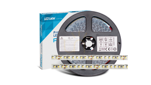 Jelölje be LED szalag PRO 3Y 24V 128 LED/m 2835 SMD hideg fehér, 12W, 130lm/W, 640 LED., 5 m
