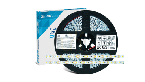 Jelölje be LED szalag PRO 3Y 2835 SMD semleges fehér, IP20, 9,6W, RA90 600 LED, 5 m
