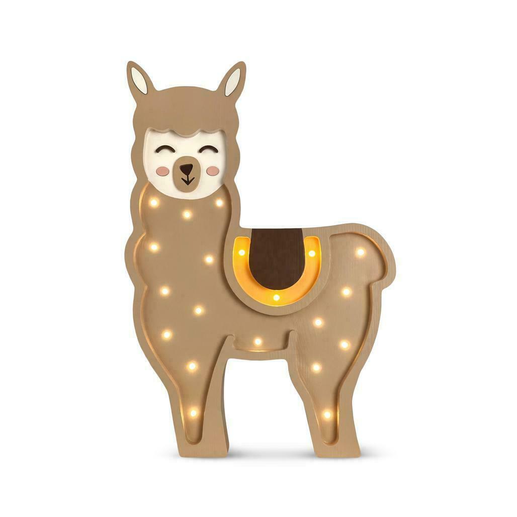Alpacas handgjord lampa