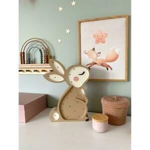 Gyerekszobai lámpa bézs Bunny - kézzel készült small 12