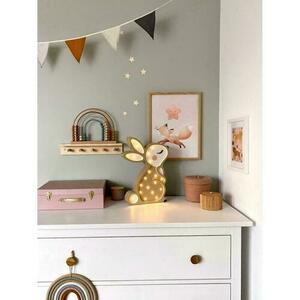Gyerekszobai lámpa bézs Bunny - kézzel készült small 6