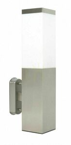 Kültéri fali lámpa SU-MA Inox Quadrotal SS802-A ezüst rozsdamentes acél 34 cm small 0