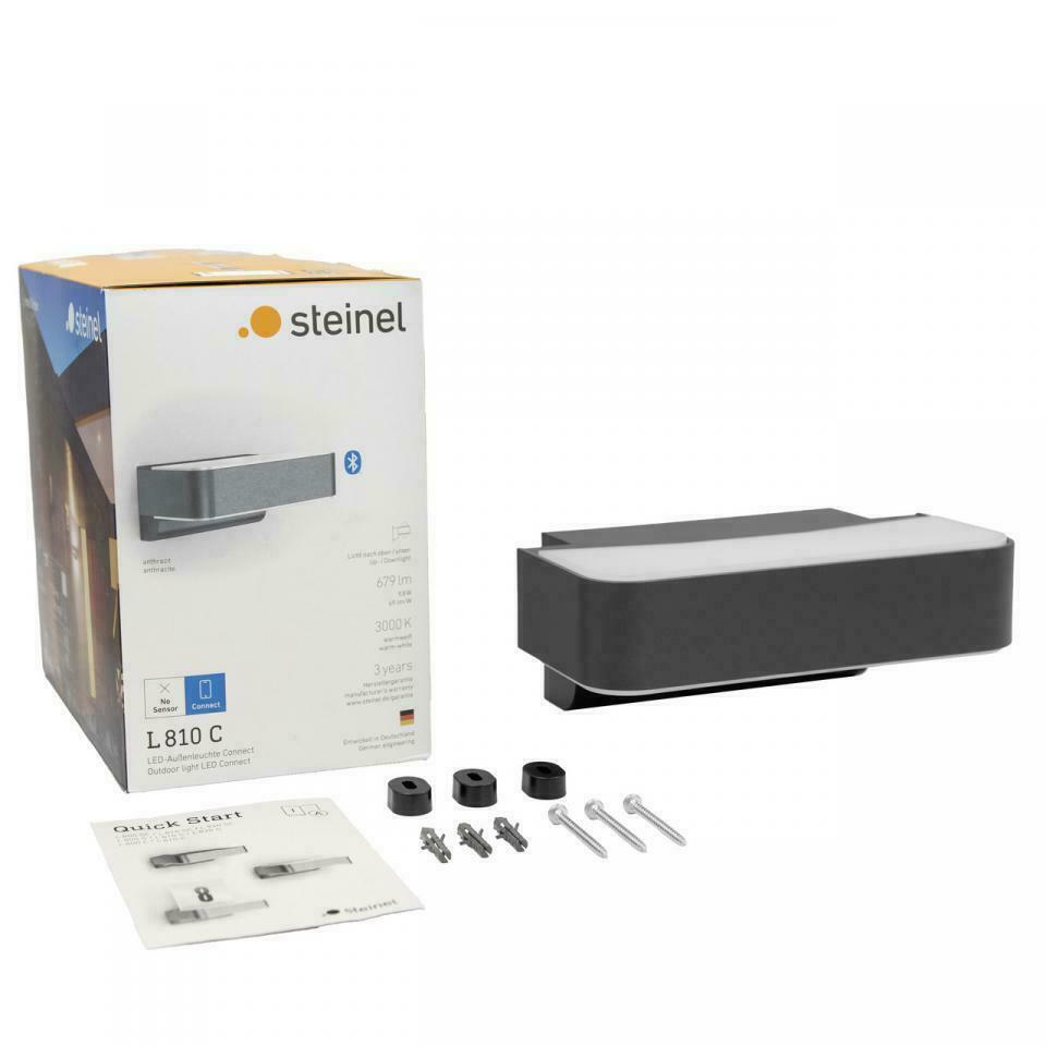 Kijelző Kültéri fali lámpatest mozgásérzékelő nélkül, LED L 810 C antracit Kültéri fali lámpatest mozgásérzékelő nélkül, LED L 810 C antracit