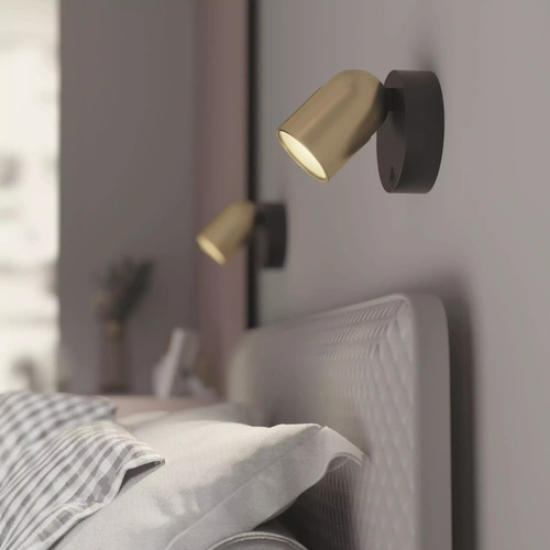 Jelölje be Fali lámpa kapcsolóval SLIDE Brushed Brass