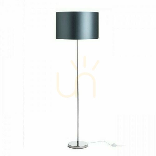 Jelölje be Nyc/Ron 40/25 Állólámpa Monaco Dove Grey/Silverrene Pvc/Chrome 230 V Led E27 11 W.