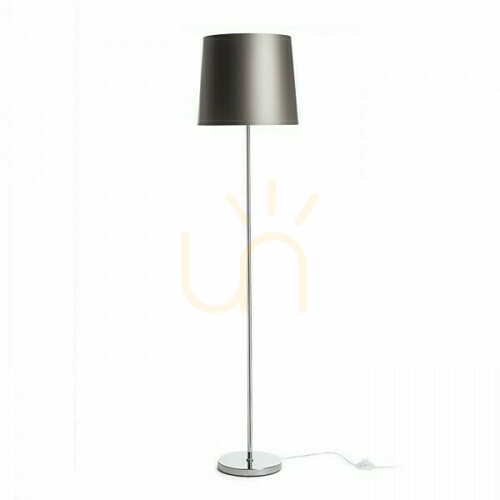 Jelölje be Nyc/Conny 35 állólámpa Polycotton fehér/króm 230 V LED E27 15 W