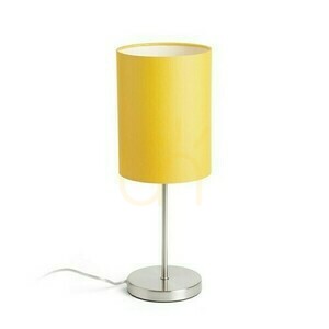 Asztali lámpa Nyc/Ron 15/20 Polycotton Fekete/Nikkel 230 V Led E27 7 W. small 0