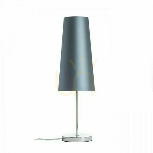 Jelölje be Asztali lámpa Nyc/Conny 15/30 Monaco Dove Grey/Silverrene Pvc/Nickel 230 V Led E27 7 W.