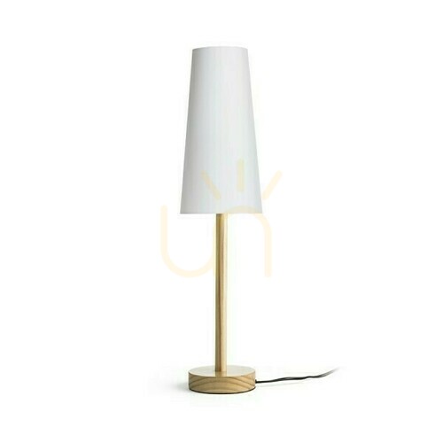Jelölje be Maui/Conny asztali lámpa 15/30 Polycotton White/Fa 230 V Led E27 11 W.