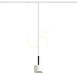 Giulia 12 to 1 fázisú függőlámpa. Rails Fehér króm 230 V E27 40 W. small 1