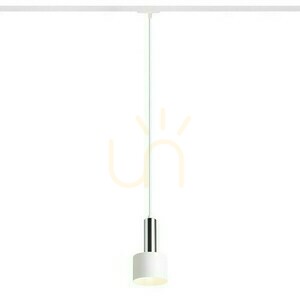 Giulia 12 to 1 fázisú függőlámpa. Rails Fehér króm 230 V E27 40 W. small 0