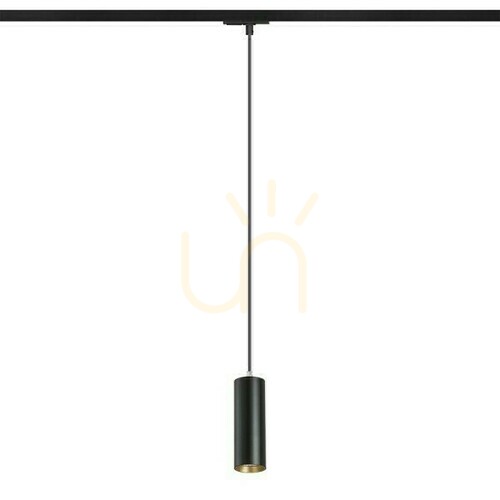 Jelölje be Mavro függőlámpa 1 fázisra. Rails Fekete/arany 230 V Led 12 W 38° 3000 K