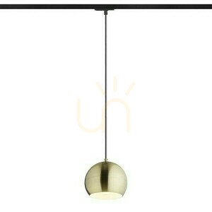 Agneta függőlámpa 1 fázisra. Rails Brushed Brass 230 V E27 40 W. small 1