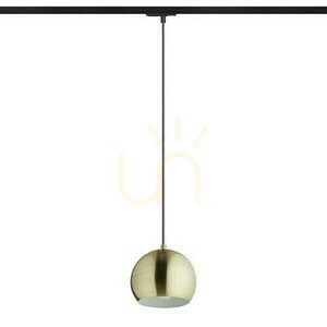 Agneta függőlámpa 1 fázisra. Rails Brushed Brass 230 V E27 40 W. small 0