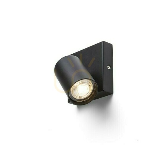 Jelölje be Dude Sq Fekete 230 V Led Gu10 9 W felszíni szerelésű lámpa.