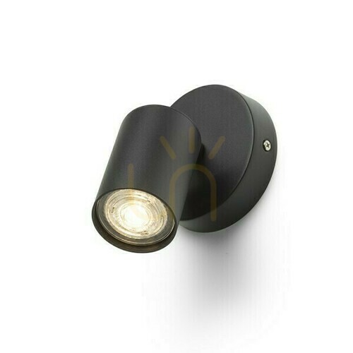 Jelölje be Dude R felszíni lámpa fekete 230 V Led Gu10 9 W.