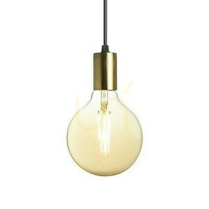 Araq függőlámpa Brushed Brass/Fekete 230 V E27 42 W. small 1