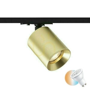 Rendl Dario R13872 egysínű sínspot lámpa szálcsiszolt sárgaréz GU10 9 W small 0