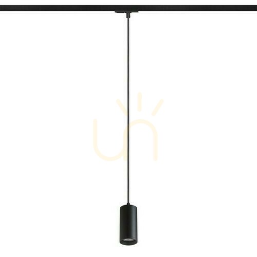 Jelölje be Belenos függőlámpa akár 1 fázisig. Rails Fekete 230 V Led Gu10 9 W.
