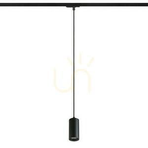 Belenos függőlámpa akár 1 fázisig. Rails Fekete 230 V Led Gu10 9 W. small 1