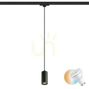 Belenos függőlámpa 3 fázisra. Rails Fekete 230 V Led Gu10 9 W. small 0