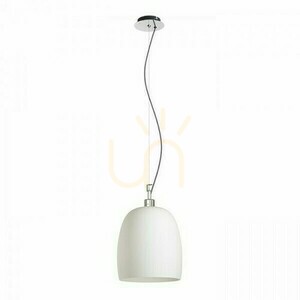 Coroa New 28 opálüveg/króm függőlámpa 230 V E27 53 W. small 0