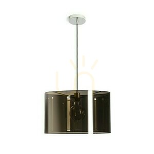 Fancy 50/30 Füst fólia függőlámpa 230 V E27 20 W. small 4