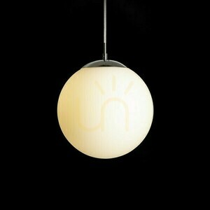 Rendl LUNA 25 R13746 függőlámpa – opálüveg, króm, Ø25 cm, E27 small 3