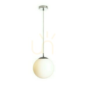 Rendl LUNA 25 R13746 függőlámpa – opálüveg, króm, Ø25 cm, E27 small 4
