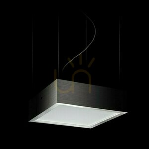 Strukturális Led függőlámpa 20x20 szálcsiszolt alumínium 230 V 12 W 3000 K small 1