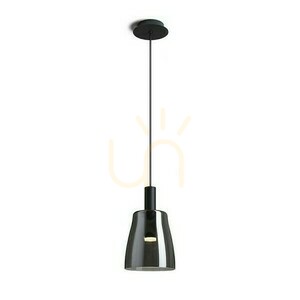 Bellini M Led függőlámpa Fekete színezett üveg 230 V 5 W 30° 3000 K small 0