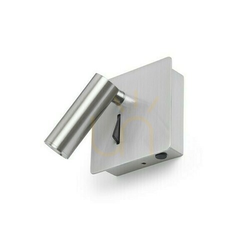 Jelölje be Fali lámpa Mig fali lámpa Nickel Mat 230 V Led 3 W 30° 3000 K