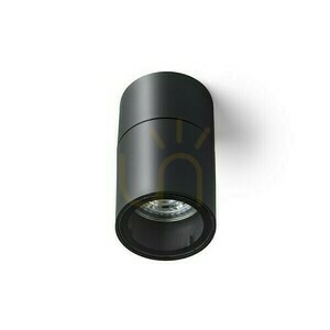 Plafonds kültéri Sorano mennyezet fekete műanyag 230 V Led Gu10 8 W Ip44 small 1